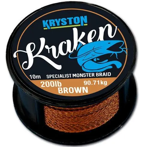 Fir textil Kryston Kraken Brown 200lb/10m Ieftin