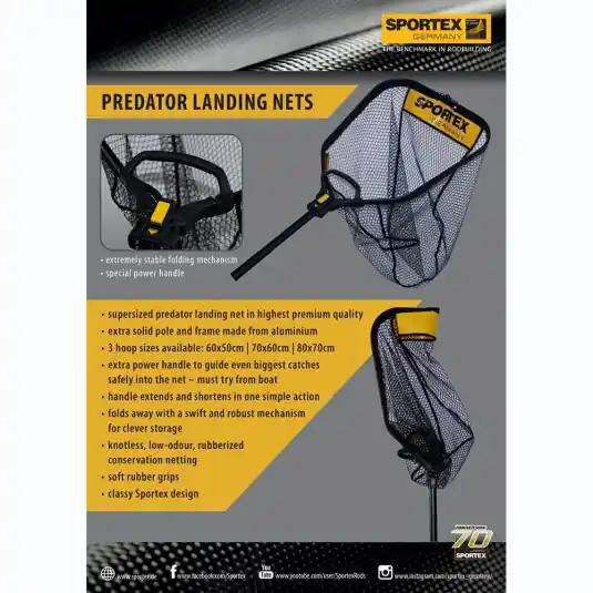 Minciog Sportex Predator 60x50cm Expediere rapidă