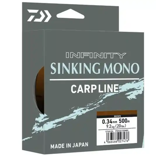 Preț promoțional Fir monofilament Daiwa Infinity Brown 0.30mm/6.9kg/500m