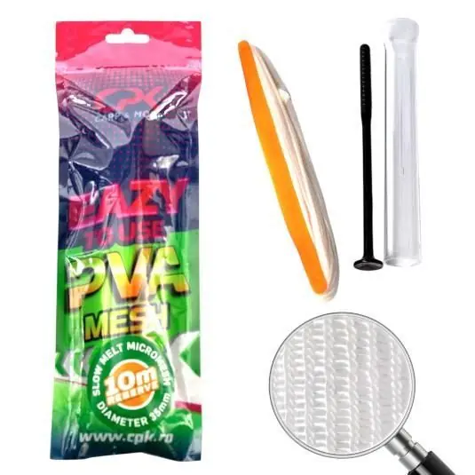 Kit plasa solubila PVA CPK Slow Melt 20mm/10m+plunger Retur ușor
