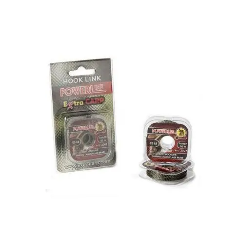 Fir textil Extra Carp Powerline Hooklink 15lb/20m Livrare rapidă