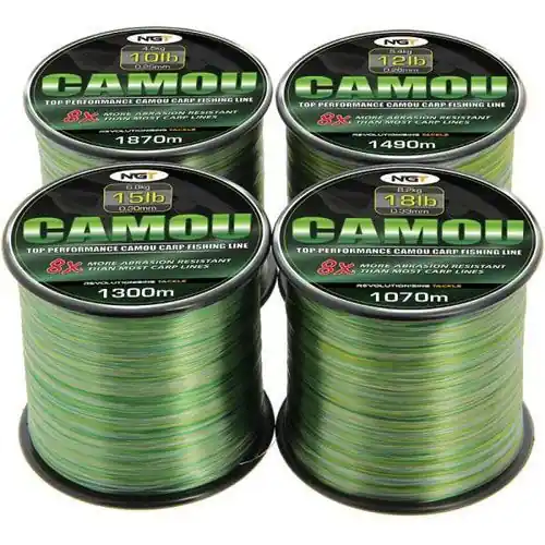 Livrare rapidă Fir Monofilament NGT Camou Line 0.30mm/6.8Kg/1300m
