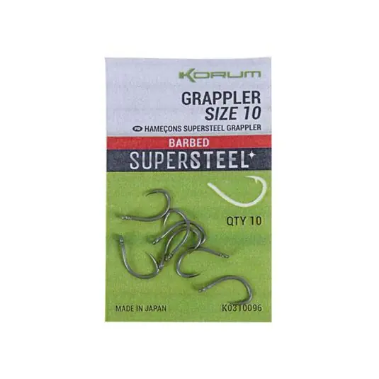 Livrare gratuită Carlig Korum Grappler Hook Nr. 8