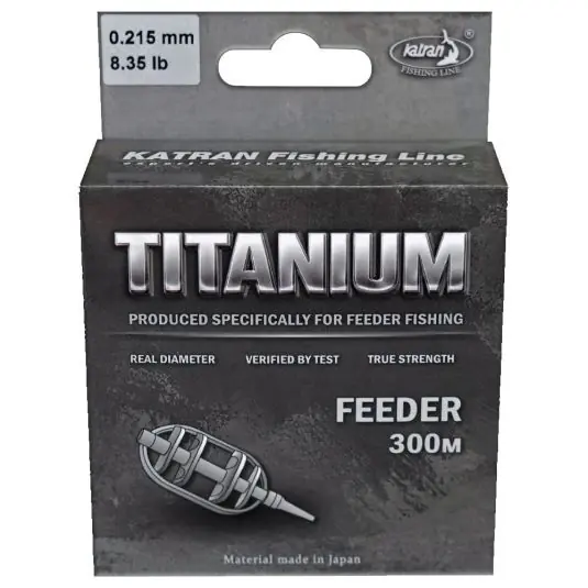Nu rata Fir monofilament Katran Titanium Feeder 0.21mm/3.63kg/300m