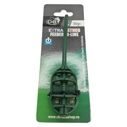 Momitor method C&B Extra Method Feeder In-Line L 50g Preț mic