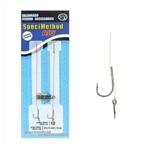 Preț promoțional Carlige legate Haldorado SpeciMethod Nr.8 0.14mm/8cm