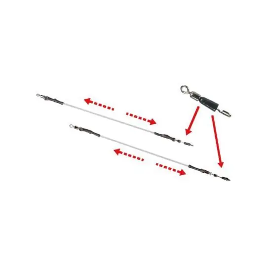 Sistem antitangle FilFishing Filex Feeder Links Quick Change Swivel Lichidare de stoc