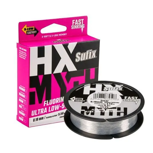 Fir monofilament Sufix Fast Sinkig HX-Myth Clear 0.25mm/6.70kg/300m Preț promoțional