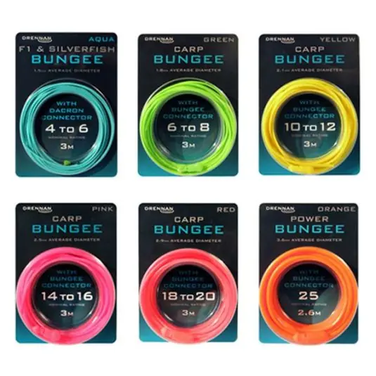 Ieftin Elastic Drennan Carp Bungee Yellow 2.1mm/3m