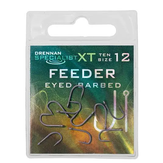 Carlige Drennan Specialist XT Feeder Barbed Eyed Hooks, Nr.14 Noutate