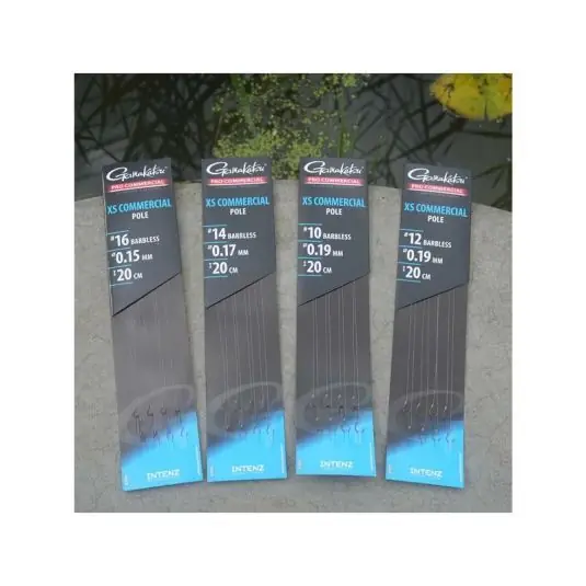 Carlige legate Gamakatsu XS Commercial Pole Nr.14/0.17mm Discount