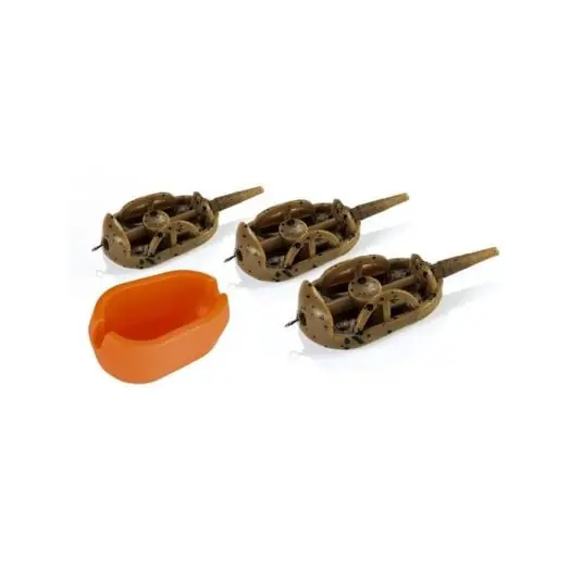 Cel mai vândut Set Filfishing Filex Method Feeder 3 momitoare + mould - 20, 30, 40g