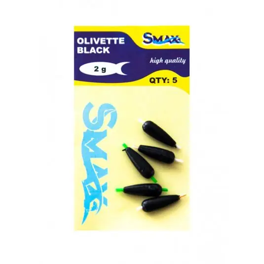 Livrare gratuită Plumb Smax Olivete Premium Black 6g