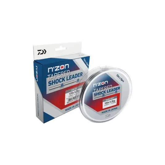 Fir monofilament Daiwa N'Zon Tapered Shock Leader 0.22-0.30mm/10m Mai ieftin