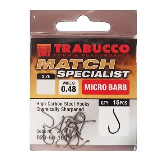 Carlige Trabucco Match Specialist MB Nr. 12 Premium