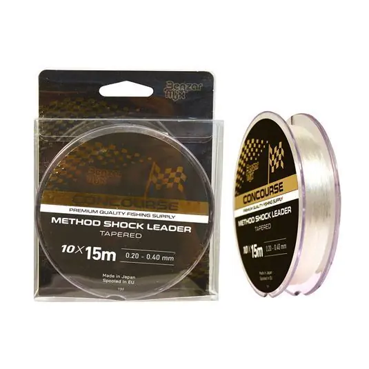 Bestseller Fir monofilament Benzar Mix Concourse Shock Leader 0.20-0.50mm/10x15m