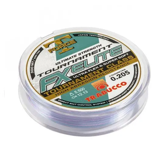 Livrare gratuită Fir monofilament Trabucco T-Force Tournament FX Elite 0.28mm/9.54kg/300m