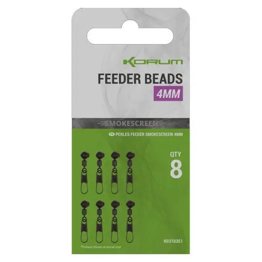 Agrafe Korum Smokescreen Feeder Beads 4mm Ofertă exclusivă