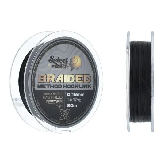 Fir textil Select Baits X8 Method Feeder Braid Silt Black 0.16mm/12.54kg/20m Vezi acum