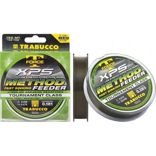 Cel mai bun preț Fir monofilament Trabucco XPS Method Feeder 0.28mm/9.07kg/150m