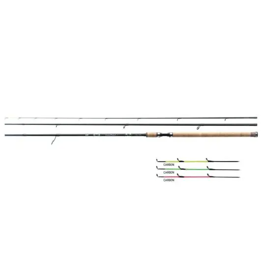 Lanseta feeder Jaxon Green Point Feeder 3.90m/40-120g Doar azi