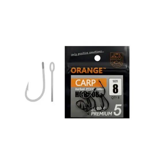 Carlige Orange PTFE Coated Series Premium 5 Nr.18 Livrare expres
