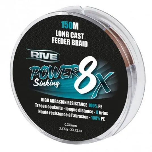 Preț redus Fir textil Rive Power 8X Brown 0.10mm/150m