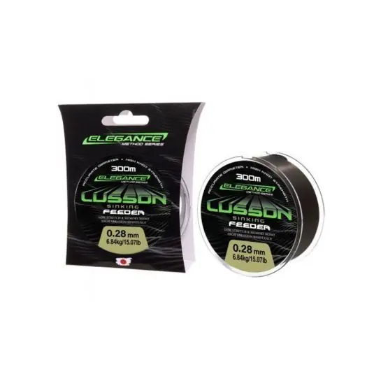 Fir monofilament Formax Elegance Method Feeder Lusson Fast Sinking Gray 0.28mm/6.84kg/300m Preț mic