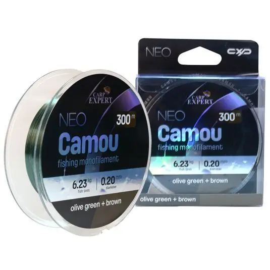 Fir monofilament Carp Expert Neo Camou Olive Green Brown 0.25mm/9.82kg/300m Livrare expres