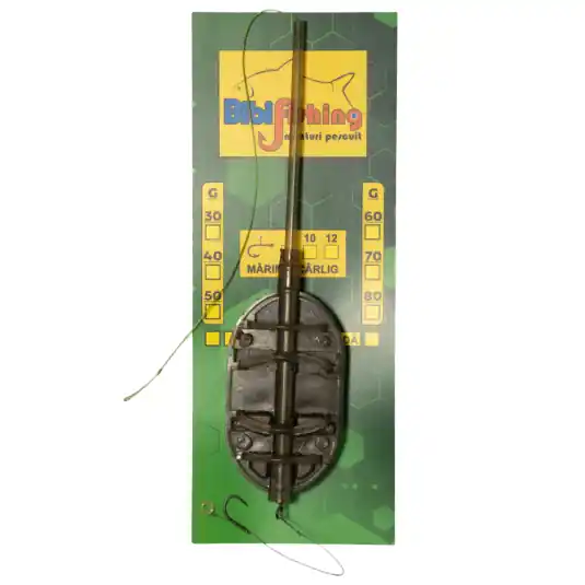 Montura Bibi Fishing Method Feeder Long Cast XL Bait Band, Nr.8/80g Bestseller