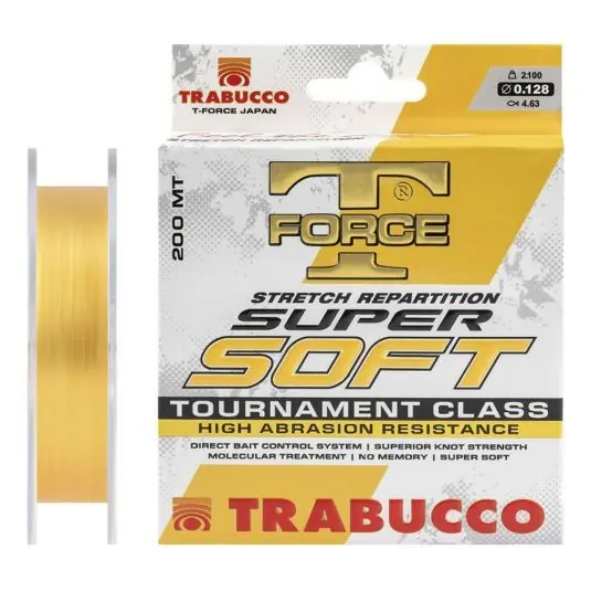 Lichidare de stoc Fir monofilament Trabucco T Force Super Soft 0.30mm/12.00kg/200m