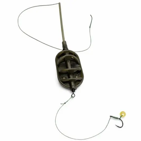 Ofertă Montura Lazy Fish Flat Method Long Bait Band Nr.8, 40g