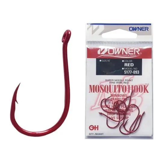 Carlige Owner 5177 Mosquito Red Hook Nr.2 Reducere extra
