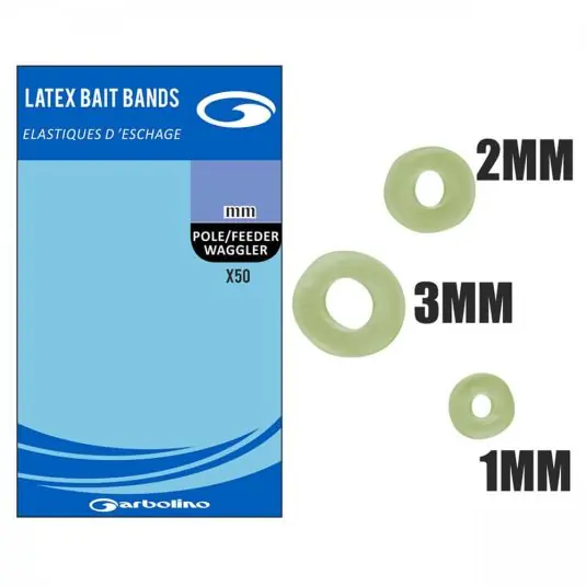 Discount Inele siliconice Garbolino Latex Bait Bands L