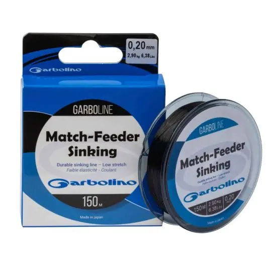 Fir Monofilament Garbolino Match-Feeder Sinking 0.20mm/2.90kg/150m Preț redus