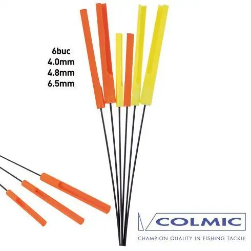 Antene pluta Colmic Bream 4mm, 4,8mm, 6,5mm 6buc/set Ofertă limitată