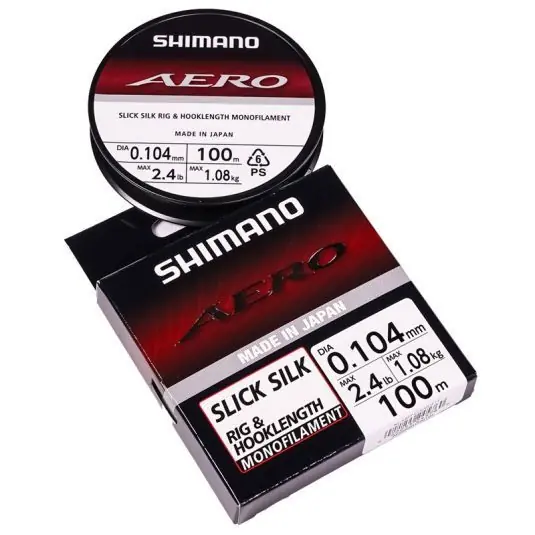 Transport gratuit Fir monofilament Shimano Aero Slick Silk Rig Clear 0.076mm/0.57kg/100m