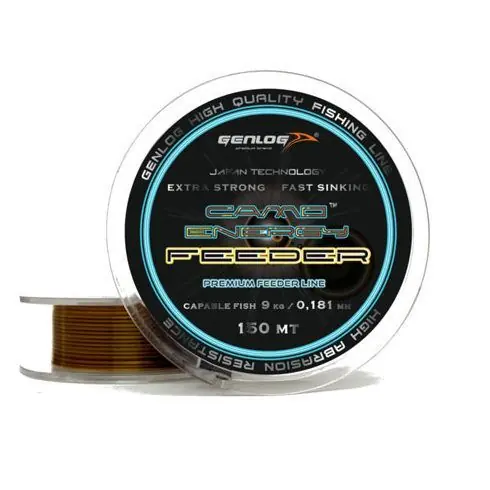Livrare rapidă Fir monofilament Genlog Camo Energy Premium Feeder 0.234mm/13kg/150m