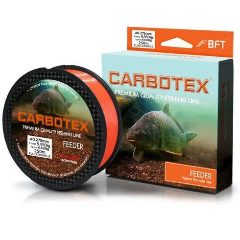 Preț redus Fir monofilament Carbotex Feeder Orange 0.24mm/8.6kg/250m