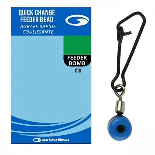 Agrafe + varteje Garbolino Quick Change Feeder Beads M Popular