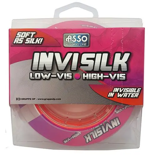 Reducere Fir monofilament Asso Invisilk Pink 0.22mm/8.1kg/150m