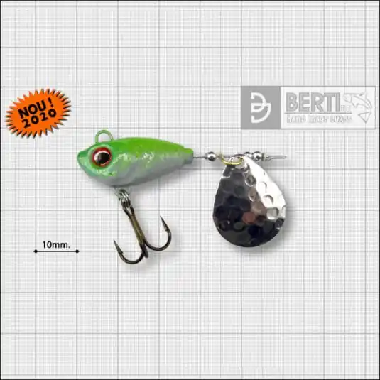 Discount Bertilure Fish Helic Nr.3, culoare White Chartreuse, 14g