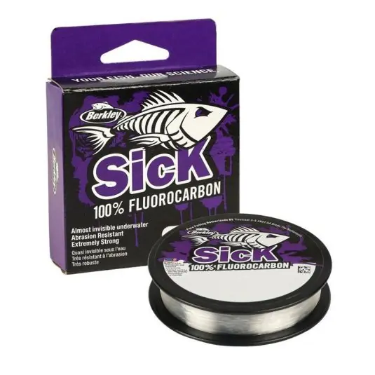 Ofertă specială Fir fluorocarbon Berkley Sick Fluorocarbon Leader 0.20mm/2.8kg/50m