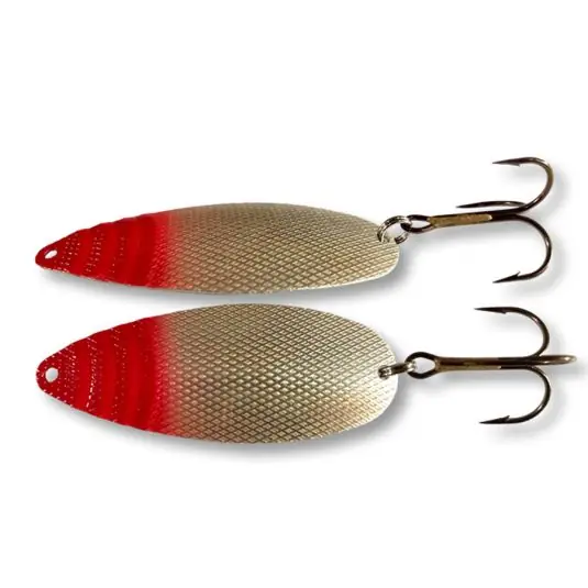 Lingura oscilanta Bertilure Irlandeza XXL 78mm 16g, culoare Patrate Silver Preferatul clienților