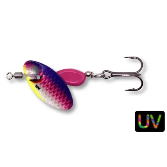 Ofertă exclusivă Lingura rotativa Bertilure Axat Pro Elite UV 2.9g, Micro2, culoare Pinky