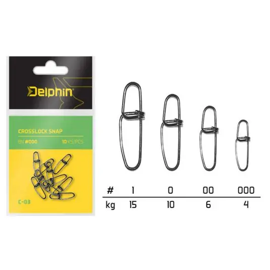 Agrafe Delphin Crosslock Snap C-03, nr. 000 Ofertă specială