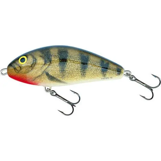 Vobler Salmo Fatso Sinking 10cm, culoare Emerald Perch Ofertă de sezon