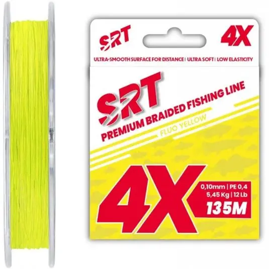 Discount Fir textil Sert SRT 4X Fluo Yellow 0.16mm/9.09kg/135m