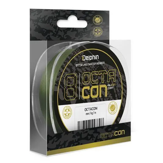 Fir textil Delphin OctaCON Verde 0.12mm/7.5kg/135m Premium