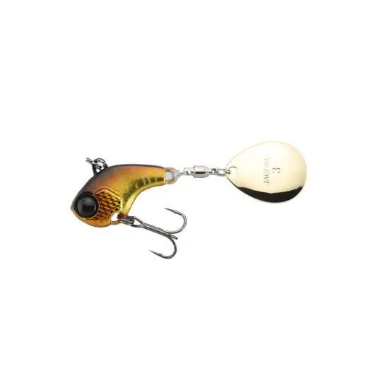 Cumpărături sigure Spinnertail Jackall Deracoup 21.3g, culoare Silver Powder Gold and Black